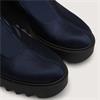 Marco Moreo Liege Studed Knee High Wedge - Navy Stretch